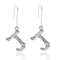 Alloy Simple Geometric Earring  (letter A Alloy 1294) Nhxr2672-letter-a-alloy-1294 sku image 2