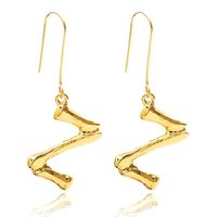 Alloy Simple Geometric Earring  (letter A Alloy 1294) Nhxr2672-letter-a-alloy-1294 sku image 4