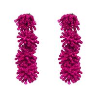 Alloy Fashion Flowers Earring  (red) Nhjj5357-red sku image 5