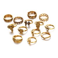 Alloy Fashion Geometric Ring  (bronze Gcx02-02) Nhpj0209-bronze-gcx02-02 sku image 3