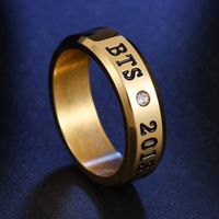 Titanium&stainless Steel Fashion Geometric Ring  (black-6) Nhhf1216-black-6 sku image 9