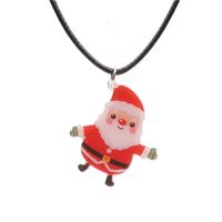 Nouveau Collier Européen Et Américain De Mode De Noël Santa Claus Pendentif Collier Décoration De Vacances Cadeau sku image 4