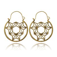 Alloy Simple Flowers Earring  (alloy) Nhgy2768-alloy sku image 2