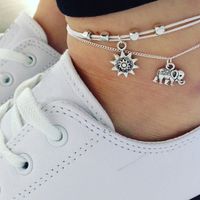 Alloy Fashion Geometric Bracelet  (sun Anklet Gdn05-01) Nhpj0085-sun-anklet-gdn05-01 sku image 4