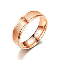 Titanium&stainless Steel Fashion Sweetheart Ring  (black Herdemon-5) Nhtp0004-black-herdemon-5 sku image 9