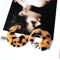 Plastic Fashion  Earring  (style One) Nhom1136-style-one sku image 1