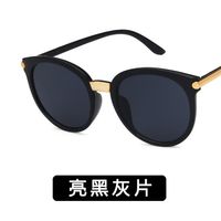 2019 Mode Koreanische Version Von Xiuzhi Sonnenbrille Bunte Damen Sonnenbrille Mit Großem Rahmen Persönlichkeit Retro Runde Sonnenbrille sku image 1