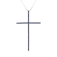Copper Fashion Cross Necklace  (alloy-plated White Zircon) Nhbp0242-alloy-plated-white-zircon sku image 7