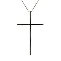 Copper Fashion Cross Necklace  (alloy-plated White Zircon) Nhbp0242-alloy-plated-white-zircon sku image 8