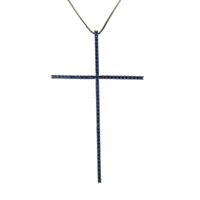 Copper Fashion Cross Necklace  (alloy-plated White Zircon) Nhbp0242-alloy-plated-white-zircon sku image 9