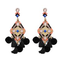 Jujia Nouvelle Longue Boucles D'oreilles 2018 Nouveau Européen Et Américain Rétro Boule De Fourrure Gland Boucles D'oreilles Style Ethnique Oreille Anneaux 51401 sku image 3