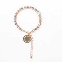 Alloy Fashion Geometric Bracelet  (round Pendant + Red Bead Chain) Nhhn0328-round-pendant-red-bead-chain sku image 4