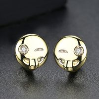 Alloy Korea Geometric Earring  (platinum-t01h04) Nhtm0452-platinum-t01h04 sku image 2