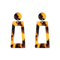 European And American New Cellulose Acetate Sheet Earrings Fashion Exaggerating Earrings Geometric Long Strip Square More Than Color Earrings Cross-border sku image 7