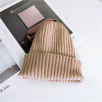 Der Neue Einfarbige Hut Für Frauen Im Herbst Und Winter Warme Woll Mütze Für Männer Und Frauen sku image 10