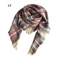 Cloth Fashion  Scarf  (1 Camel Color Grid -100) Nhhz0193-1-camel-color-grid-100 sku image 1