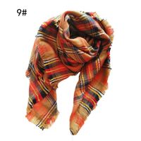 Cloth Fashion  Scarf  (1 Camel Color Grid -100) Nhhz0193-1-camel-color-grid-100 sku image 9