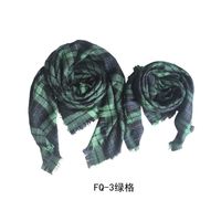 Parent-enfant Écharpe Européen Et Américain Automne Et D'hiver Nouveau Cachemire Plaid Carré Écharpe Plus-épais Surdimensionné Écharpe Femelle Châle Tonglu Fabricant sku image 3