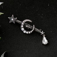 Européen Et Américain À La Mode Corsage Bijoux Populaire Yeux Personnalité Vintage Perle Diamant Alliage De Diable Oeil Broche Accessoires sku image 2