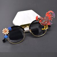 Alloy Vintage  Glasses  (black) Nhnt0677-black sku image 1