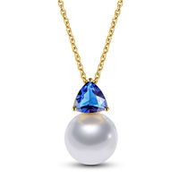 Europäische Und Amerikanische Kreative Neue Zirkon Eingelegte Perlenkette Einfache All-match-perlen Anhänger Kurze Schlüsselbein Kette Weiblich 77596 sku image 2