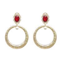 Alloy Fashion Geometric Earring  (red) Nhjj5243-red sku image 1