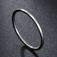 Japanischer Und Koreanischer Einfacher Extrem Dünner Zeigefinger Ring Glänzend Linie Gelenk Ring Roségold 1mm Edelstahl Ring sku image 3