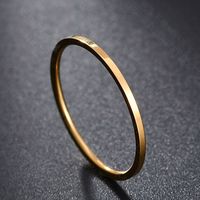 Japanischer Und Koreanischer Einfacher Extrem Dünner Zeigefinger Ring Glänzend Linie Gelenk Ring Roségold 1mm Edelstahl Ring sku image 7