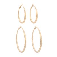 Geometric Big Circle Metal Ladies Ring Earrings Wholesale main image 6