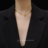 Mode Übertrieben Ot Schnalle Schlüsselbein Frauen Halskette main image 5