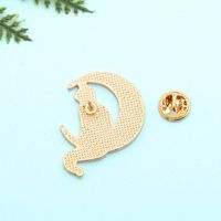 New Brooch Punk Style Cute Cat Brooch Sitting On The Moon Cowboy Badge Wholesale main image 6