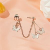 New Tassel Butterfly Long Ear Bone Clip One-piece Single Earrings Wholesale main image 5