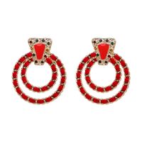 Alloy Fashion Geometric Earring  (red) Nhjj5223-red sku image 1