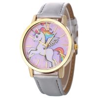 Cute Children's Pony Unicorn Rainbow Wings Belt Quartz Ladies Casual Watch Wholesale main image 5