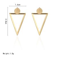 Mode Kreative Frauen Geometrische Dreieck Zurück Hängenden Geometrischen Ohrringe Großhandel main image 6