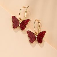 Koreanische Mode Einfache Frauen Schmetterling Ohrringe Großhandel Nihaojewelry main image 4