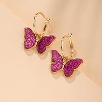 Koreanische Mode Einfache Frauen Schmetterling Ohrringe Großhandel Nihaojewelry main image 5