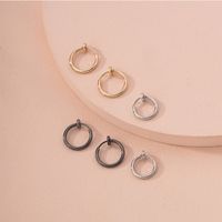 Fashion Exaggerated Retro Simple Alloy Earrings For Women Wholesale main image 1