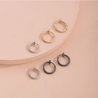 Fashion Exaggerated Retro Simple Alloy Earrings For Women Wholesale main image 5