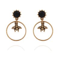 Fashion Trend Big Circle Tassel Simple Wild Hollow Bee Alloy Pendant Earrings main image 6