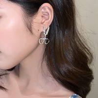 Fashion Scissors Long New S925 Silver Needle Earrings For Women Wholesale main image 5