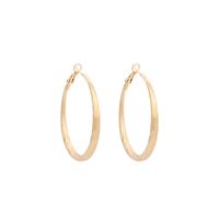 Geometric Big Circle Metal Ladies Ring Earrings Wholesale sku image 1