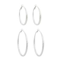 Geometric Big Circle Metal Ladies Ring Earrings Wholesale sku image 6