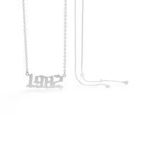 Stainless Steel 28 Years  Number Pendant Women's Necklace sku image 3