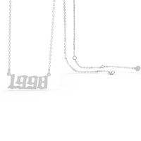 Stainless Steel 28 Years  Number Pendant Women's Necklace sku image 19