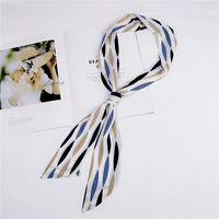 Nouveau Printemps Et Automne D'été Mince Écharpe Étroite Ruban De Femmes Écharpe Coréenne Polyvalent Petit Foulard Décoratif Bande De Cheveux Sac À Main Poignée Wrap sku image 17