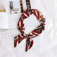 2020 Petit Foulard De Soie Femmes Coréenne De Printemps Et D'été Sac De Couleur Enveloppé Poignée Ruban Écharpe Tout-match Long Ruban Cheveux Extensions sku image 5