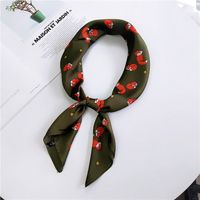 2020 Nouveau Petit Renard 70 Carré Écharpe Petit Foulard De Soie Des Femmes Printemps Et Automne D'été Polyvalent De Travail De Style Coréen Professionnel Écharpe Écharpe sku image 3