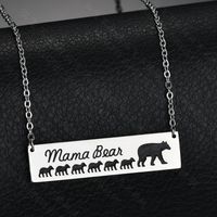 Titanium&stainless Steel Fashion Animal Necklace  (steel Color) Nhhf1079-steel-color sku image 8