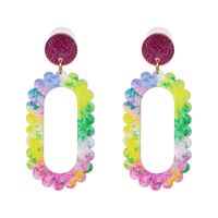 Plastic Fashion Geometric Earring  (color) Nhjj5205-color sku image 1